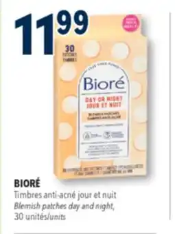 Familiprix BIORÉ Blemish patches day and night, 30units offer