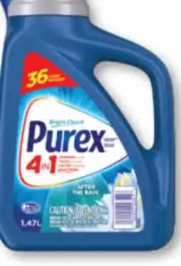 Familiprix PUREX, Laundry detergent, formats selected sizes offer
