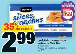 Super C produit de fromage fondu en tranche Selection | Selection processed cheese product slices offer