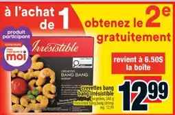 Super C crevettes bang bang Irrésistible | Irrésistible bang bang shrimp offer