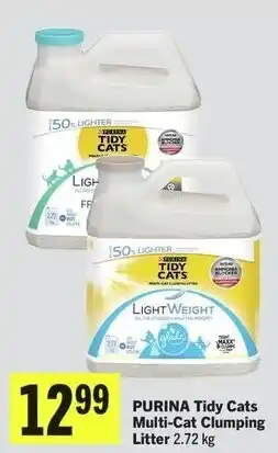 IGA Purina tidy cats multi-cat clumping litter offer