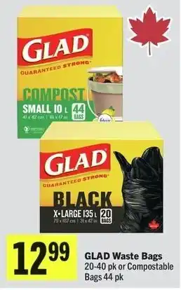 IGA Glad waste bags offer