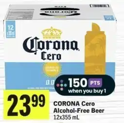 IGA Corona cero alcohol-free beer offer