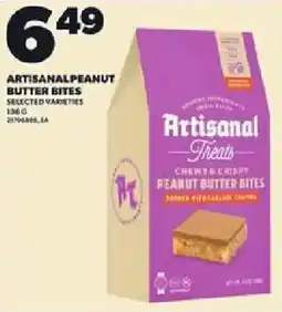 Loblaws Artisanalpeanut butter bites offer