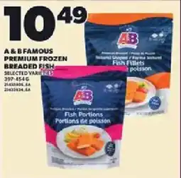 Loblaws A&b famous premium frozen breaded fish offer