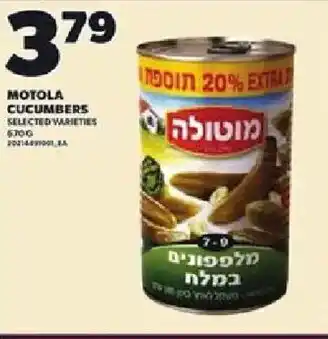Loblaws Motola cucumbers offer