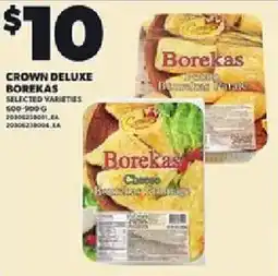 Loblaws Crown deluxe borekas offer