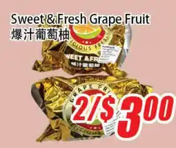 WinCo Food Mart Sweet & Fresh Grape Fruit offer