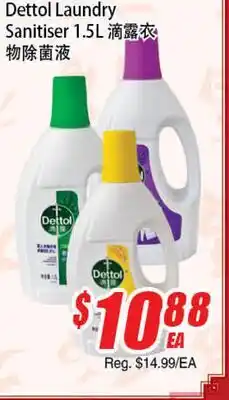 WinCo Food Mart Dettol Laundry Sanitiser offer