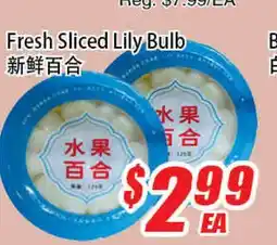 WinCo Food Mart Fresh Sliced Lily Bulb offer