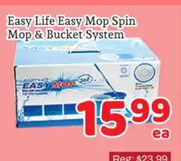 Fresh Value Easy Life Easy Mop Spin Mop & Bucket System offer