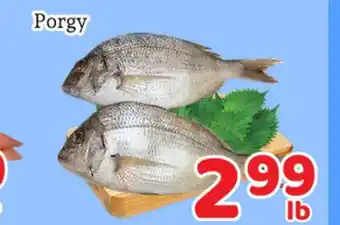 Fresh Value Porgy offer