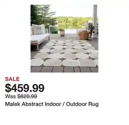 Wayfair Malek Abstract Indoor / Outdoor Rug offer