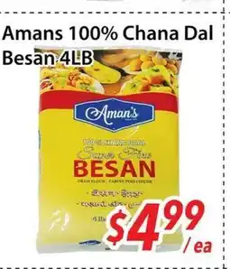 Bestco Food Mart Amans 100% Chana Dal Besan offer