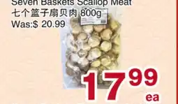 First Choice Supermarket Seven Baskets Scallop Meat offer