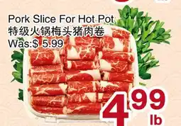 First Choice Supermarket Pork Slice For Hot Pot offer