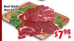 Top Food Supermarket Beef Blade offer