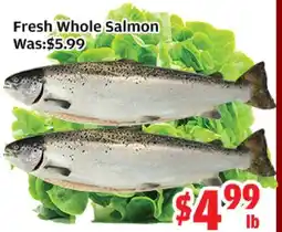 Top Food Supermarket Fresh Whole Salmon offer