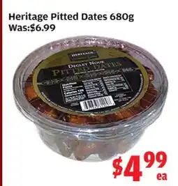 Top Food Supermarket Heritage Pitted Dates offer