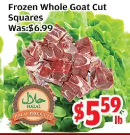 Top Food Supermarket Frozen Whole Goat Cut Squares offer