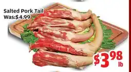 Top Food Supermarket Salted Pork Tail offer