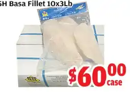 Top Food Supermarket SH Basa Fillet 10x3Lb offer