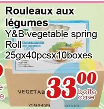 Marche C&T Rouleaux aux légumes Y&B offer
