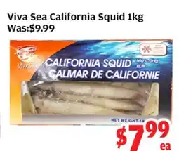 Top Food Supermarket Viva Sea California Squid offer