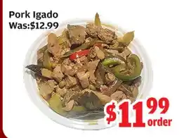 Top Food Supermarket Pork Igado offer