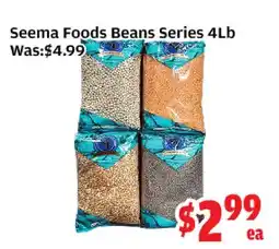 Top Food Supermarket Seema Foods Beans Series 4Lb offer