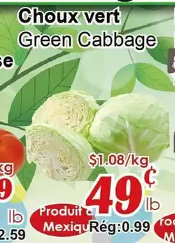 Marche C&T Green Cabbage offer