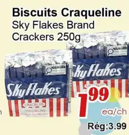 Marche C&T Biscuits Craqueline Sky Flakes Brand Crackers offer