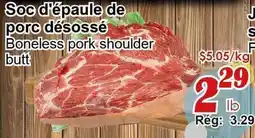 Marche C&T Soc d'épaule de porc désossé offer