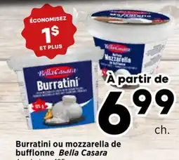 Val-Mont Burratini ou mozzarella de bufflonne Bella Casara offer