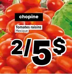 Val-Mont Tomates raisins Mexique offer