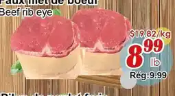 Marche C&T Beef rib eye offer