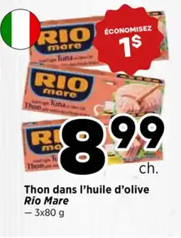 Val-Mont Thon dans l'huile d'olive Rio Mare offer