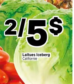 Val-Mont Laitues Iceberg Californie offer