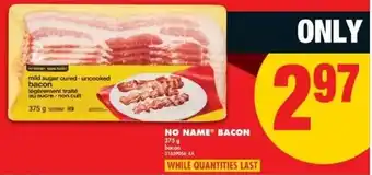 No Frills No name bacon offer