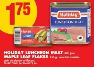 Holiday luncheon meat