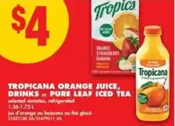 No Frills Tropicana orange juice offer