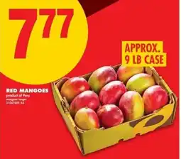 No Frills Red mangoes offer
