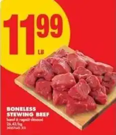 No Frills Boneless stewing beef offer