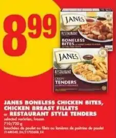 No Frills Janes boneless chicken bites offer