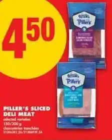 No Frills Piller's sliced deli meat offer