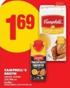 No Frills Campbell's broth offer