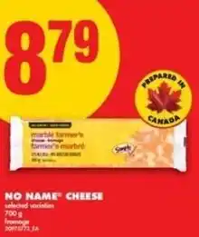 No Frills No name cheese offer