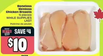 FreshCo Boneless Skinless Chicken Breasts offer