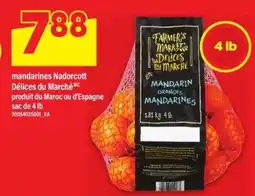 Maxi mandarines Nadorcott Délices du Marché offer
