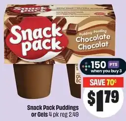 FreshCo Snack Pack Puddings or Gels offer
